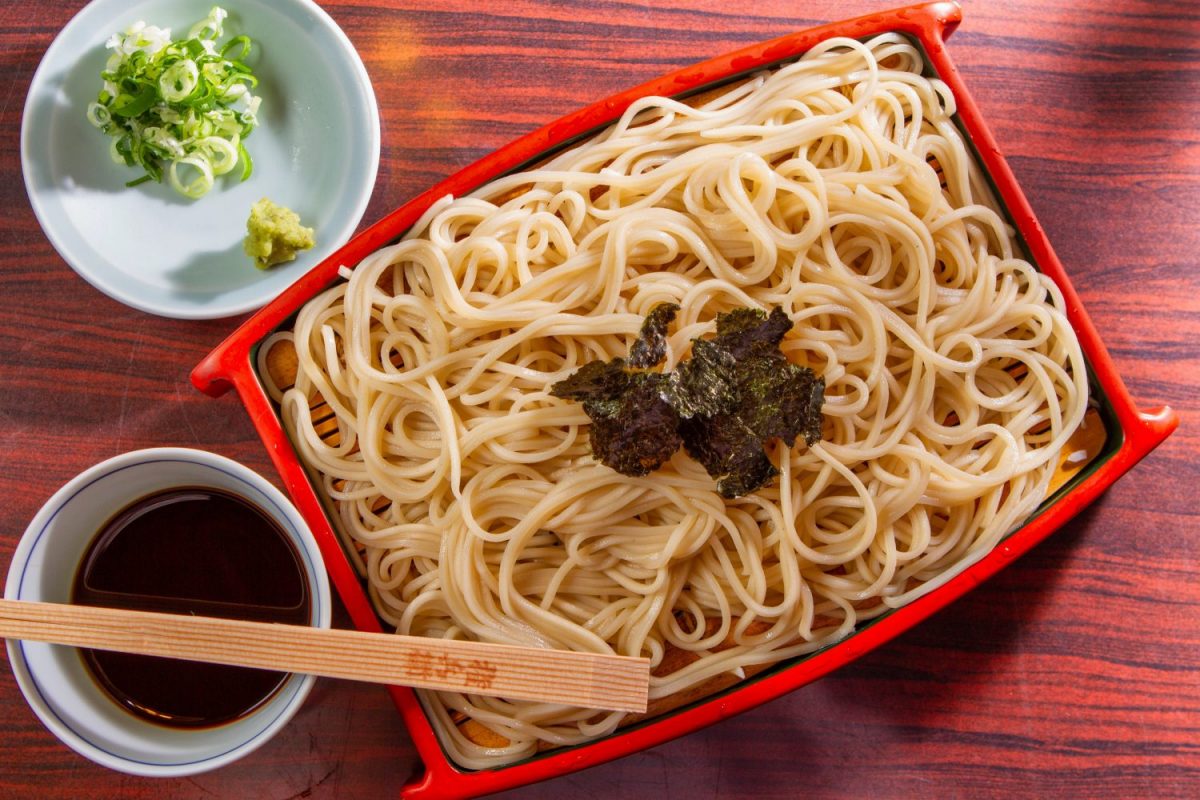 【メニューご案内】ざるそば(ZARU-SOBA) 1,200円
